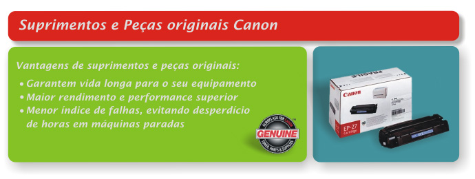 Suprimentos originais Canon